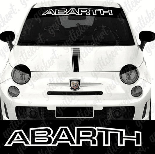 Fiat Abarth 500 565 595 Carbon Look Aufkleber Tuning Armaturenbrett