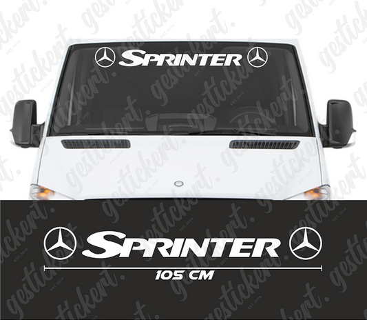 1x 105 cm Aufkleber für Frontscheibe passend für Mercedes Sprinter