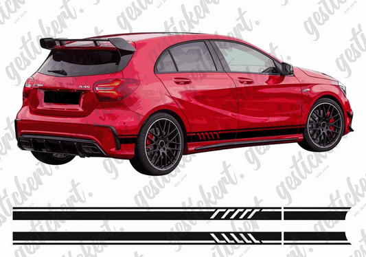 1 Set Edition 1 Streifen für Mercedes A-Klasse / A45 W176
