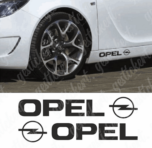 1x Streifen Aufkleber für Motorhaube passend für Opel Astra