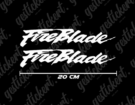 2x 20 cm Aufkleber für Honda Fireblade