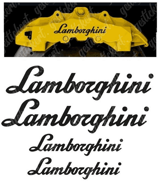 1 Set Lamborghini Aufkleber für Bremssattel