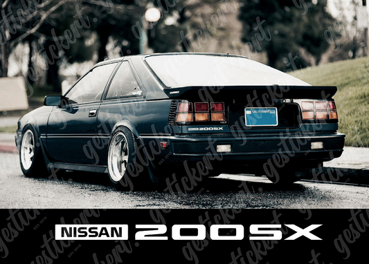 1x Aufkleber für Heck passend für Nissan 200SX S12