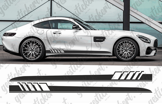 2x Edition 1 Streifen für Mercedes AMG GT / GT S / GT R