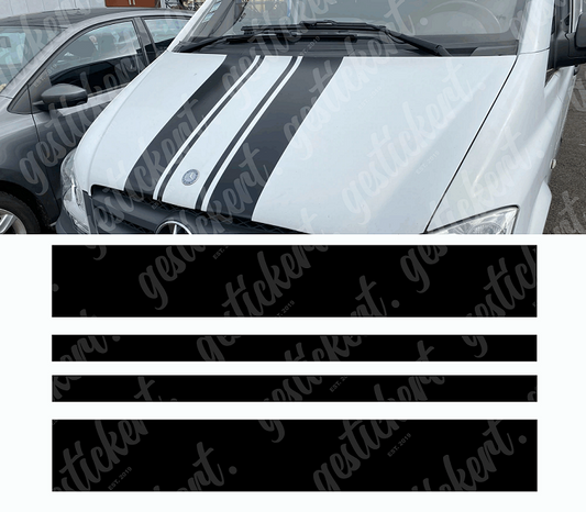 1 Set Streifen für Motorhaube für Mercedes Vito